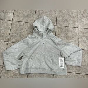 LULULEMON NWT Scuba Oversized Half-Zip Hoodie XL/XXL gray